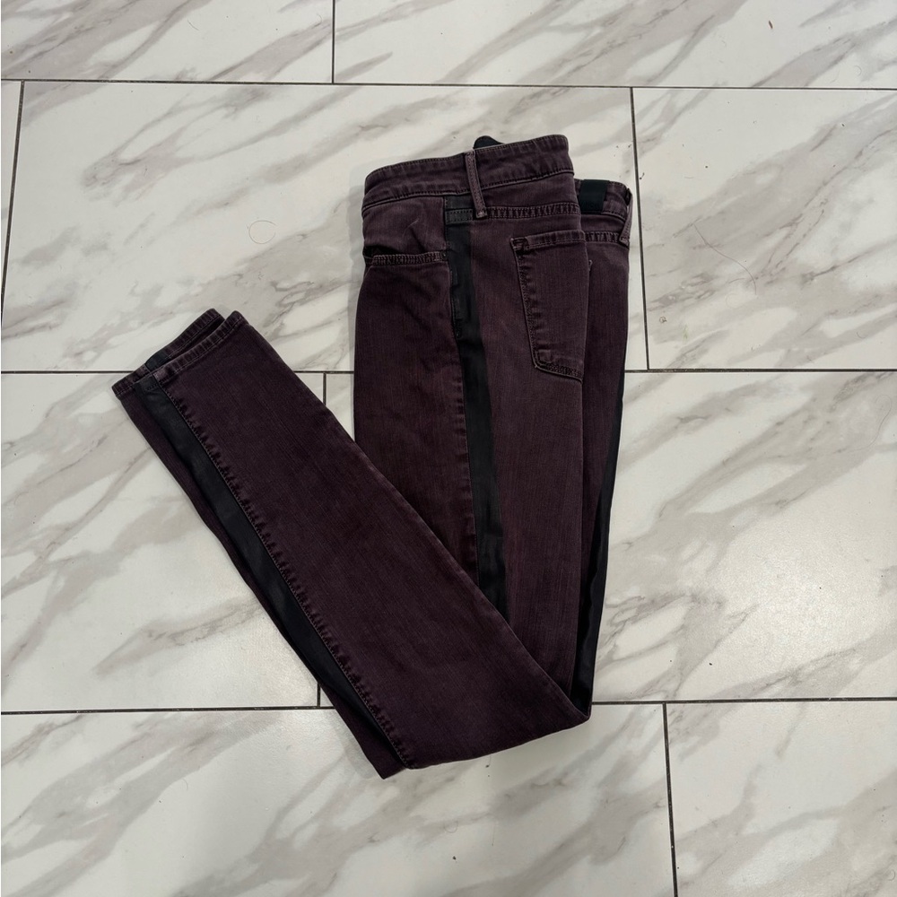 Vince Dylan Skinny Wine Red Jeans Size:27 , Womens - Picture 3 of 16